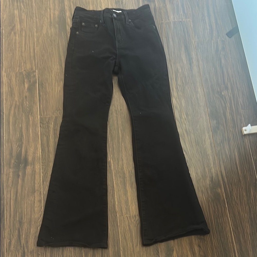 726 Levi Flare Classic Black Women's Jeans